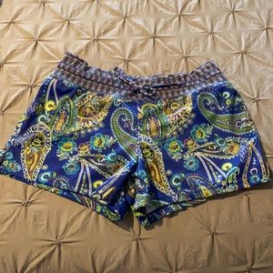 Athleta printed swimming bottoms.